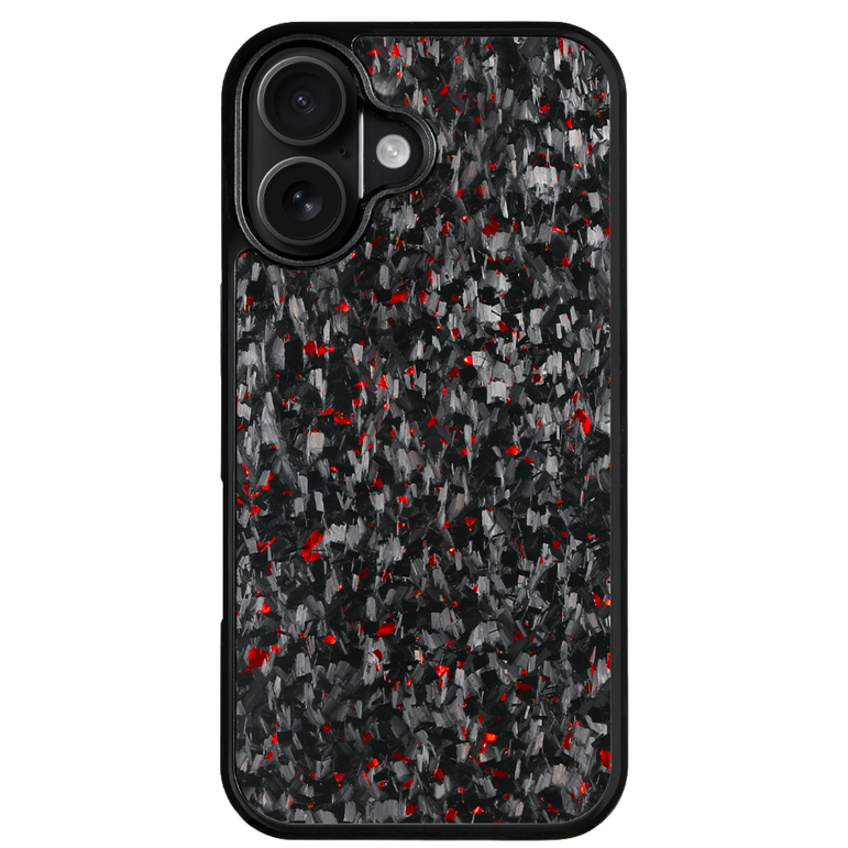 Forged Carbon iPhone Case – Red Fragment | Forge Series V1