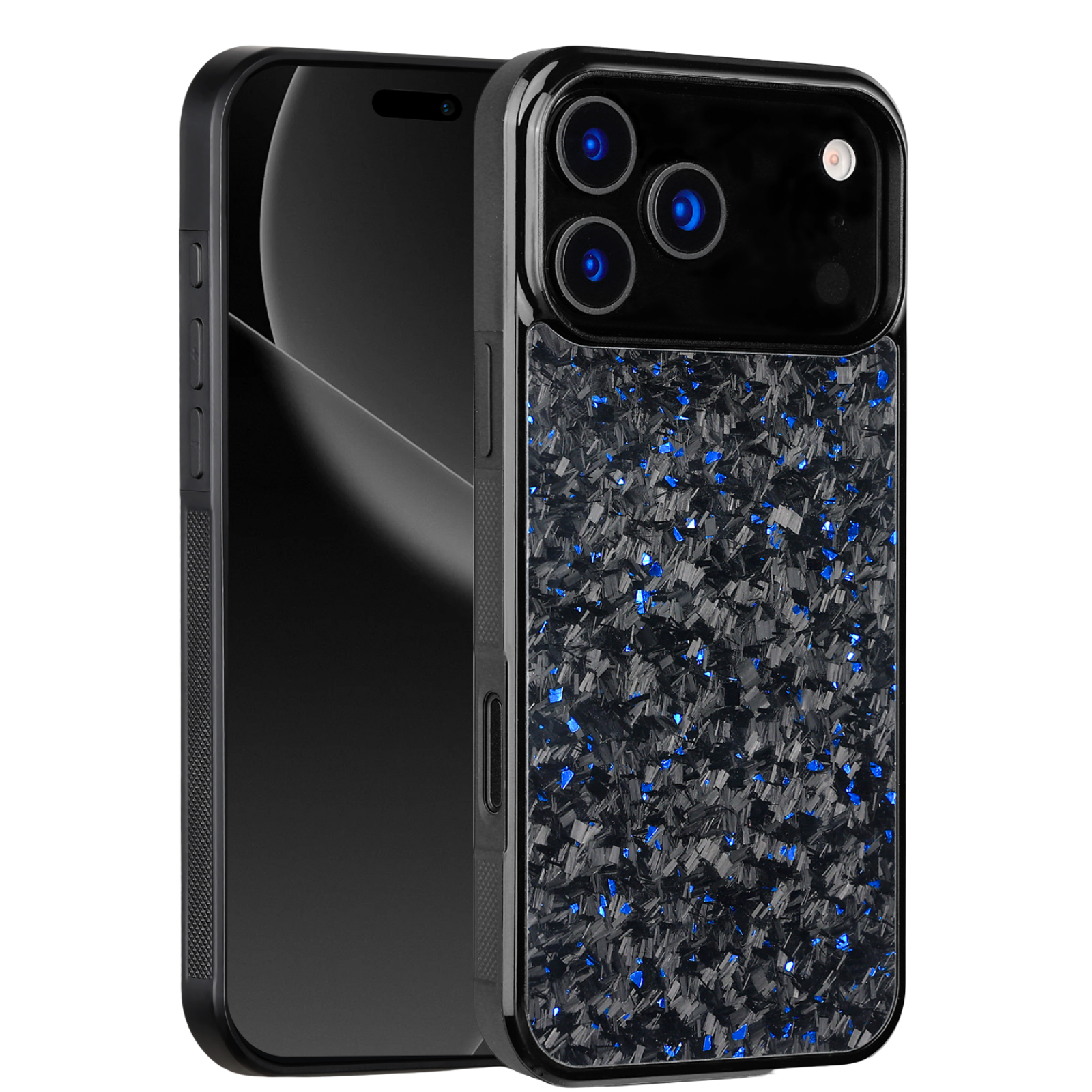 Forged Carbon iPhone Case – Blue Fragment | Forge Series V1
