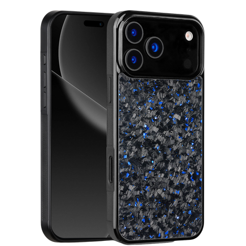 Forged Carbon iPhone Case – Blue Fragment | Forge Series V1