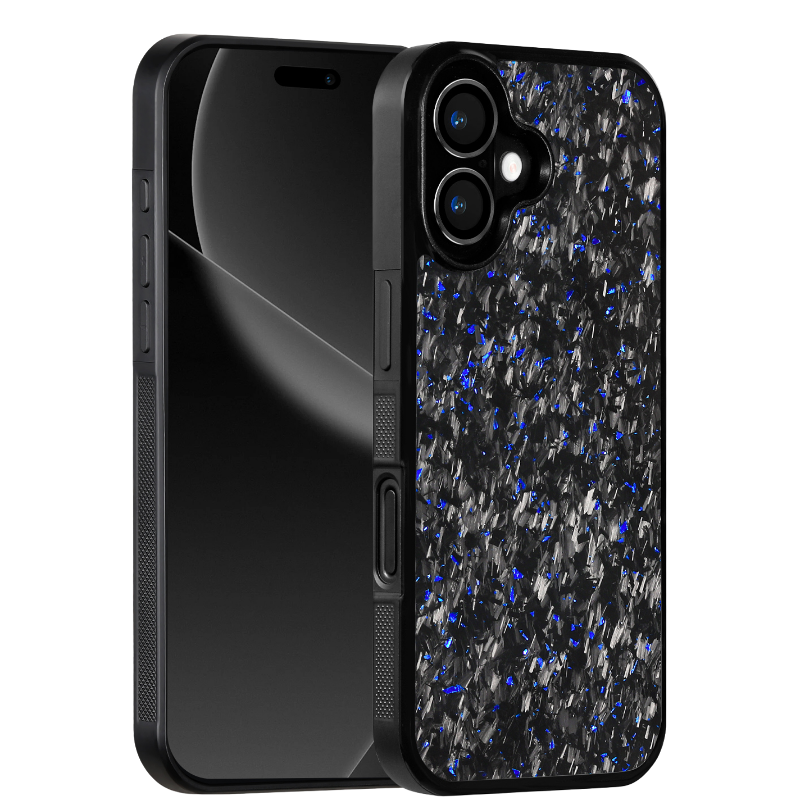 Forged Carbon iPhone Case – Blue Fragment | Forge Series V1