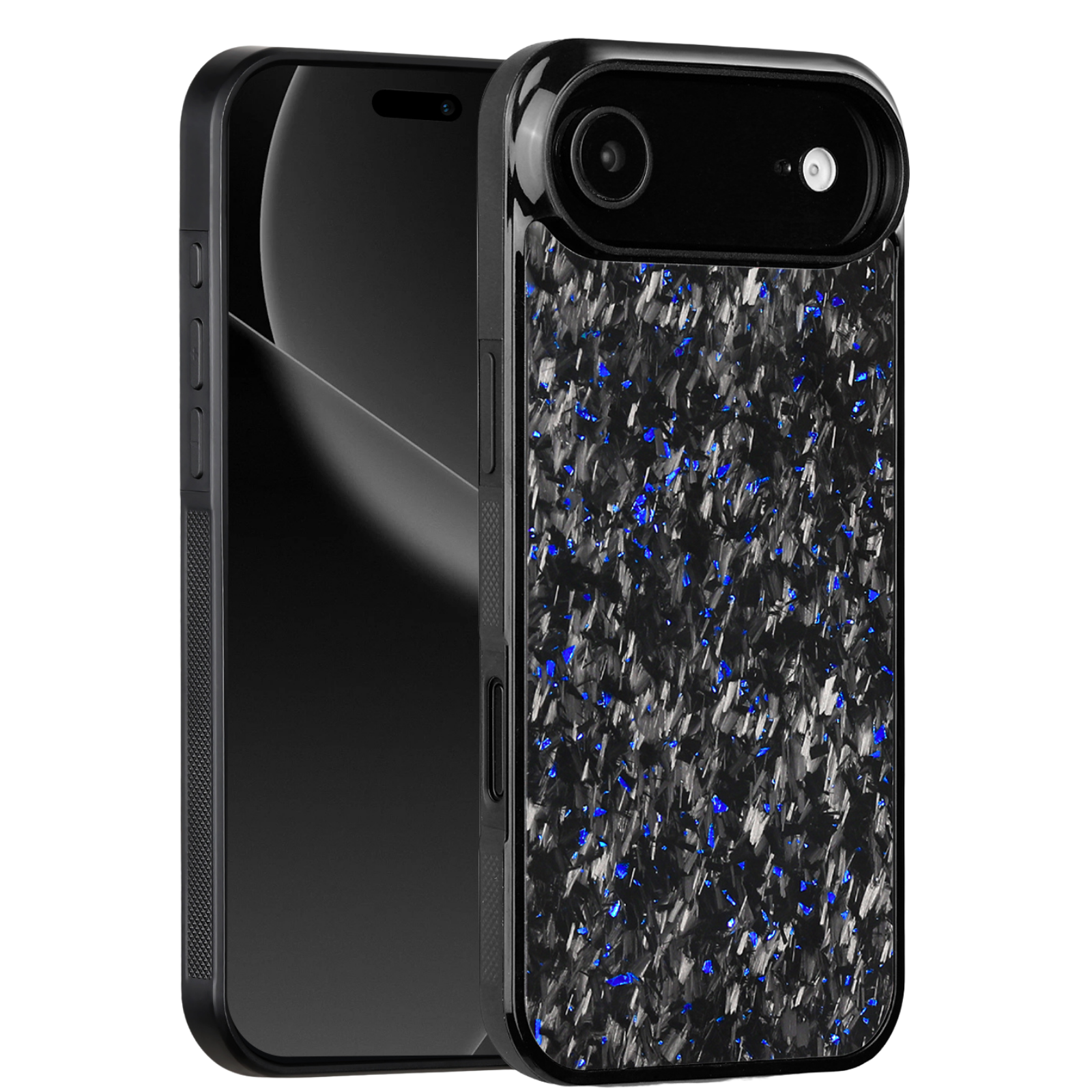 Forged Carbon iPhone Case – Blue Fragment | Forge Series V1