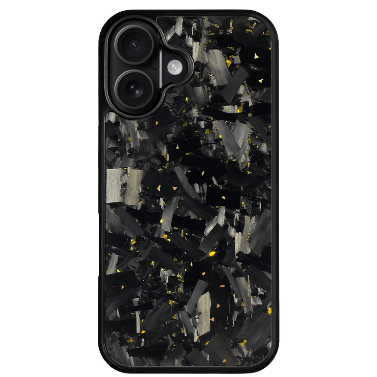 Forged Carbon iPhone Case – Gold Fragment Large | Forge Series V1