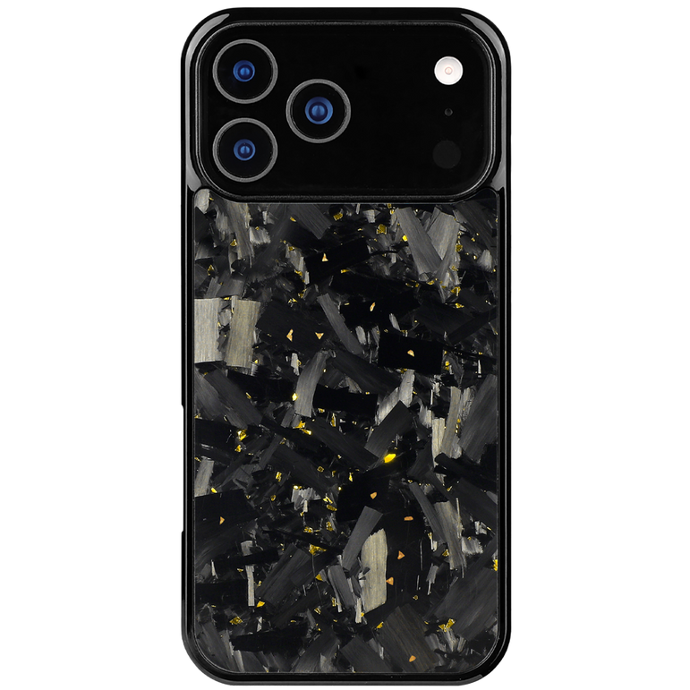 Forged Carbon iPhone Case – Gold Fragment Large | Forge Series V1