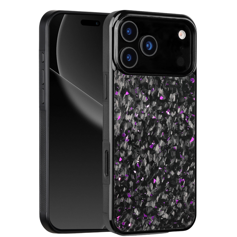 Forged Carbon iPhone Case – Purple Fragment | Forge Series V1