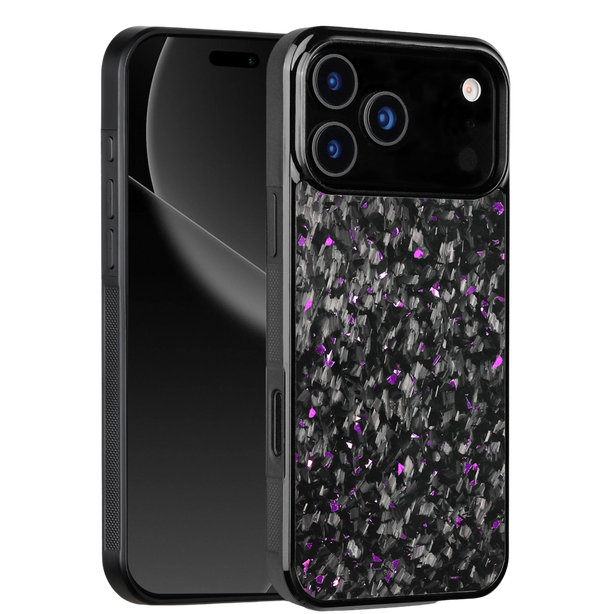 Forged Carbon iPhone Case – Purple Fragment | Forge Series V1