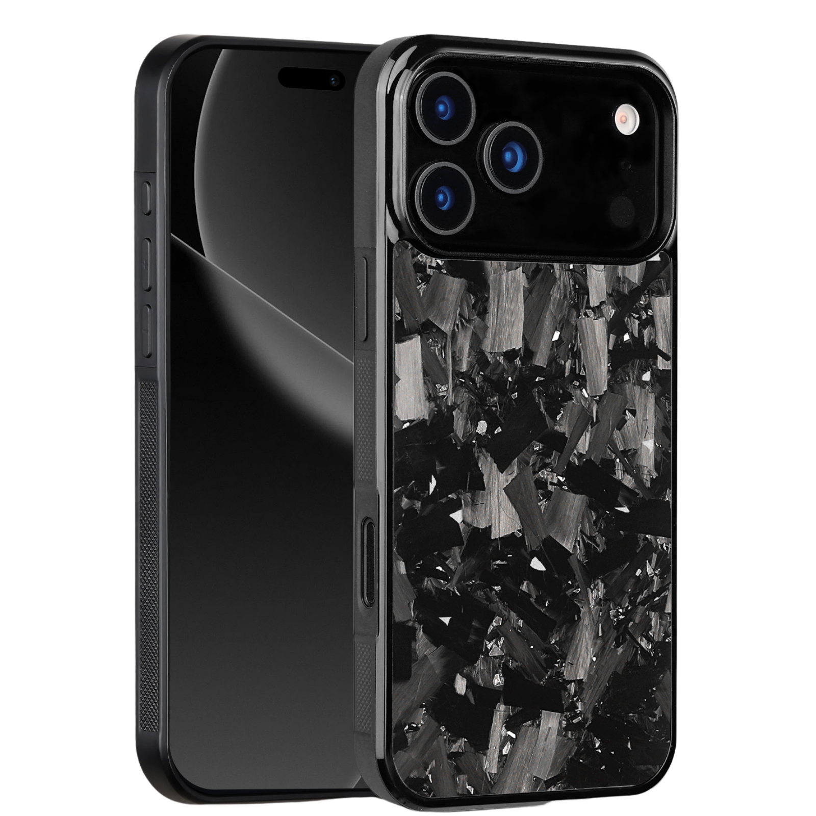 Forged Carbon iPhone Case – Silver Fragment | Forge Series V1