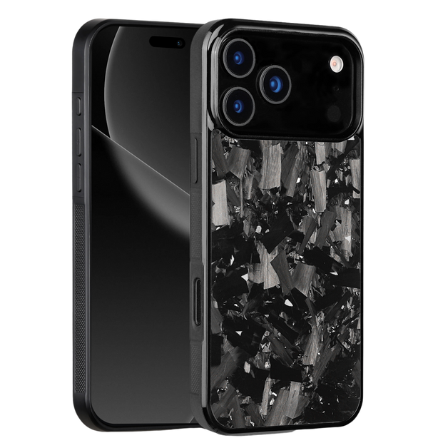 Forged Carbon iPhone Case – Silver Fragment | Forge Series V1