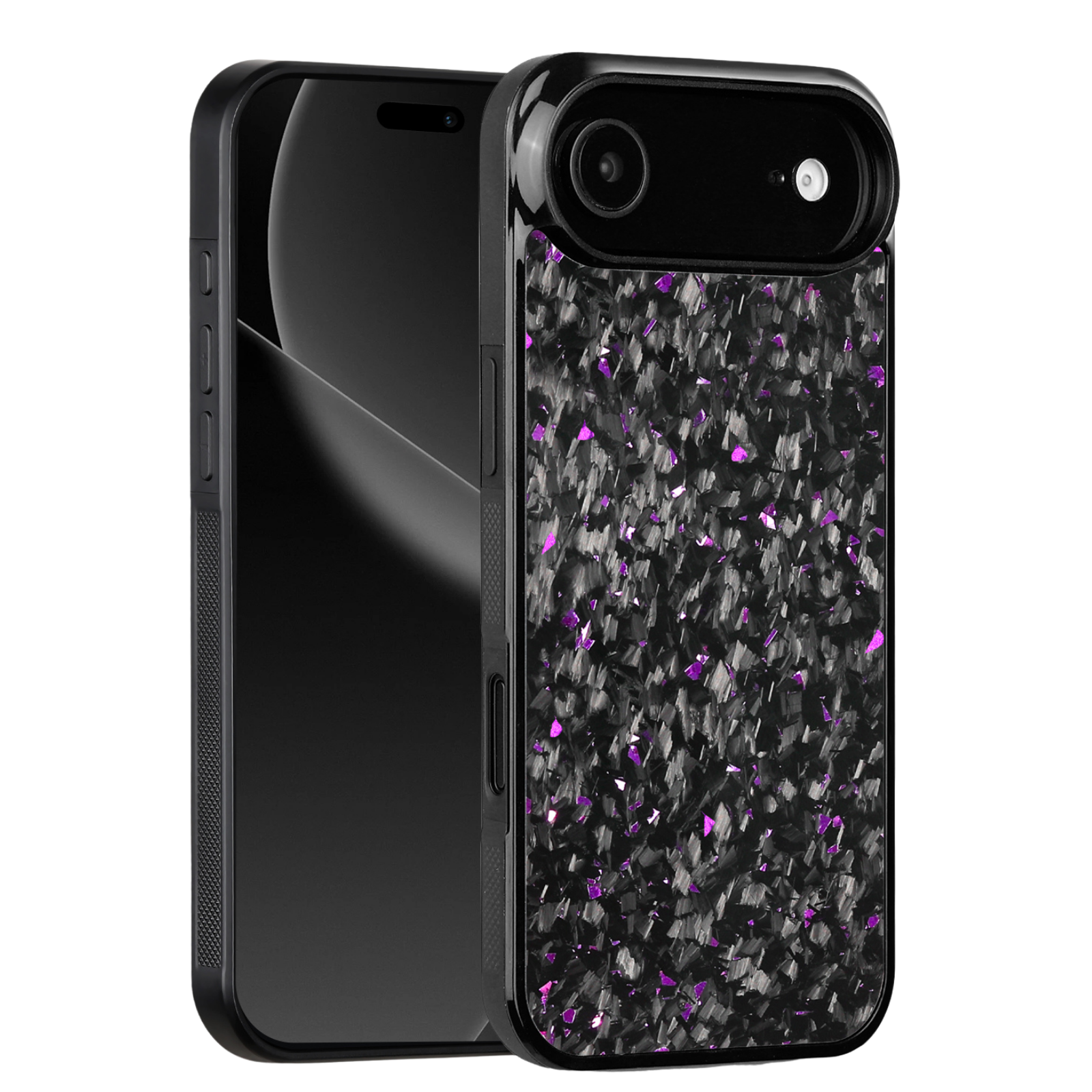 Forged Carbon iPhone Case – Purple Fragment | Forge Series V1