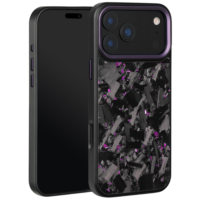 Forged Carbon iPhone Case – Purple Large Fragment | Forge Series V2