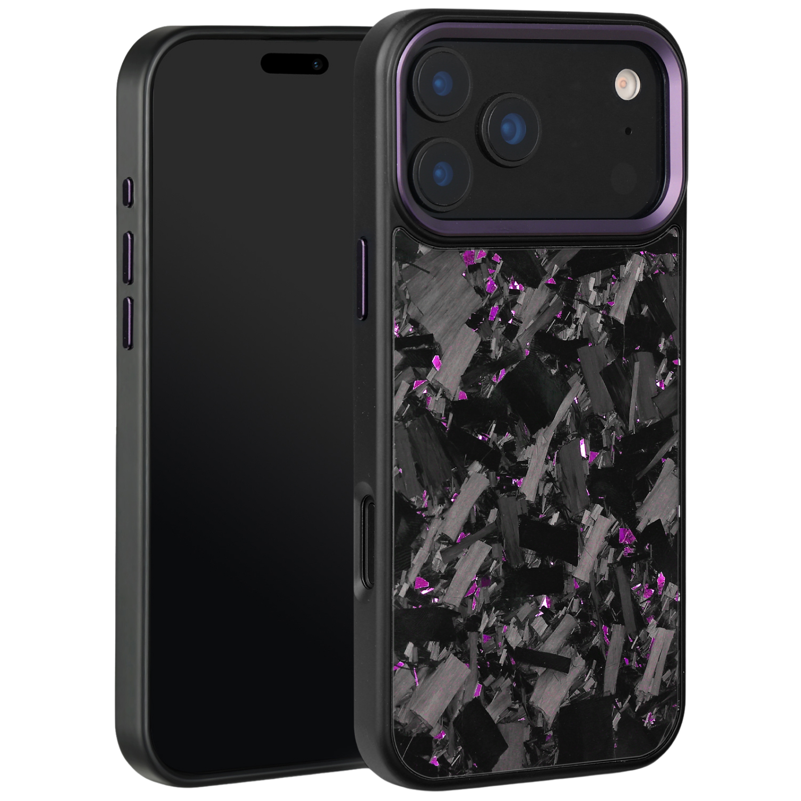 Forged Carbon iPhone Case – Purple Large Fragment | Forge Series V2