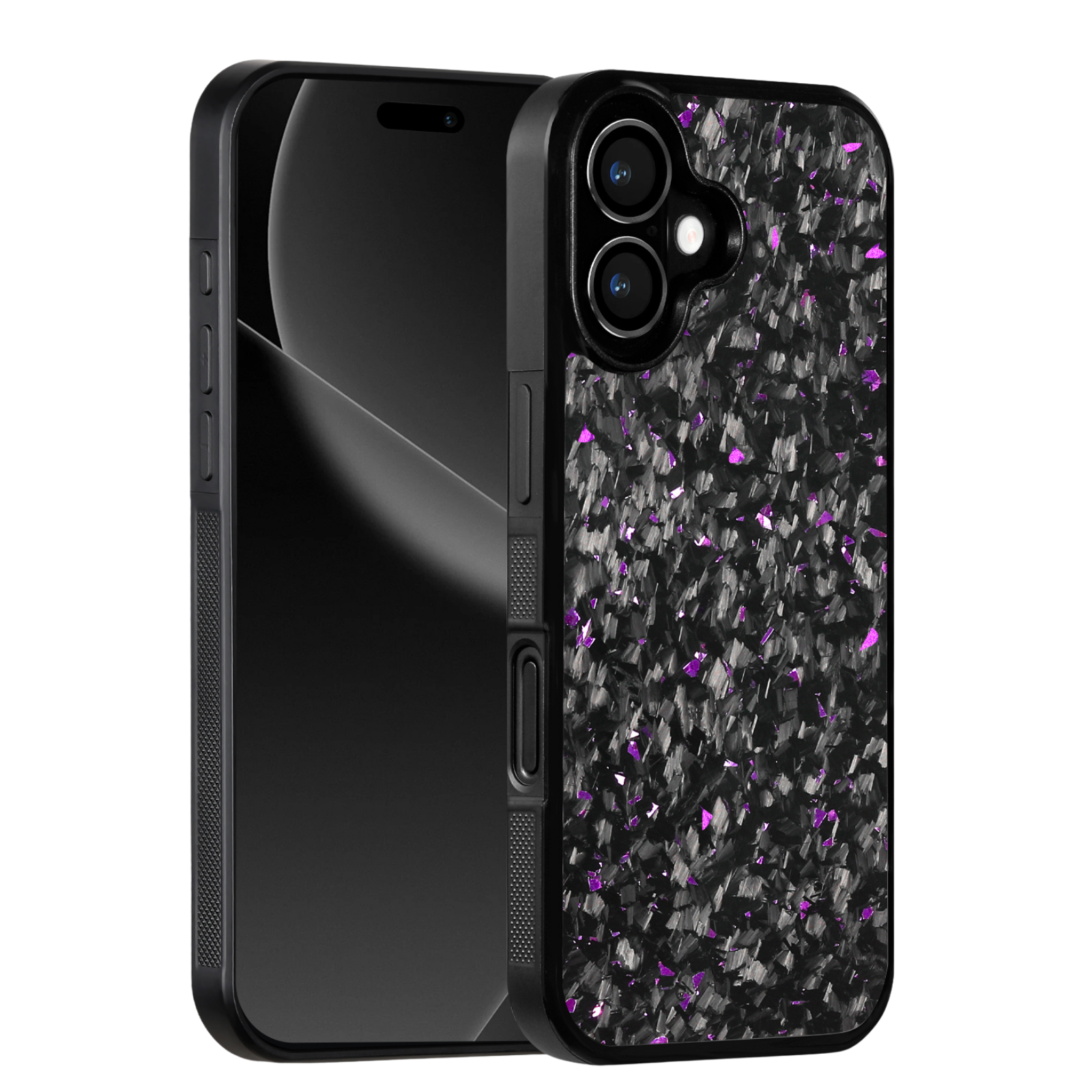 Forged Carbon iPhone Case – Purple Fragment | Forge Series V1