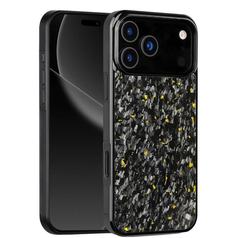 Forged Carbon iPhone Case – Gold Fragment | Forge Series V1