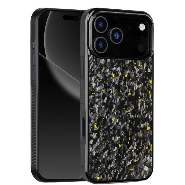 Forged Carbon iPhone Case – Gold Fragment | Forge Series V1