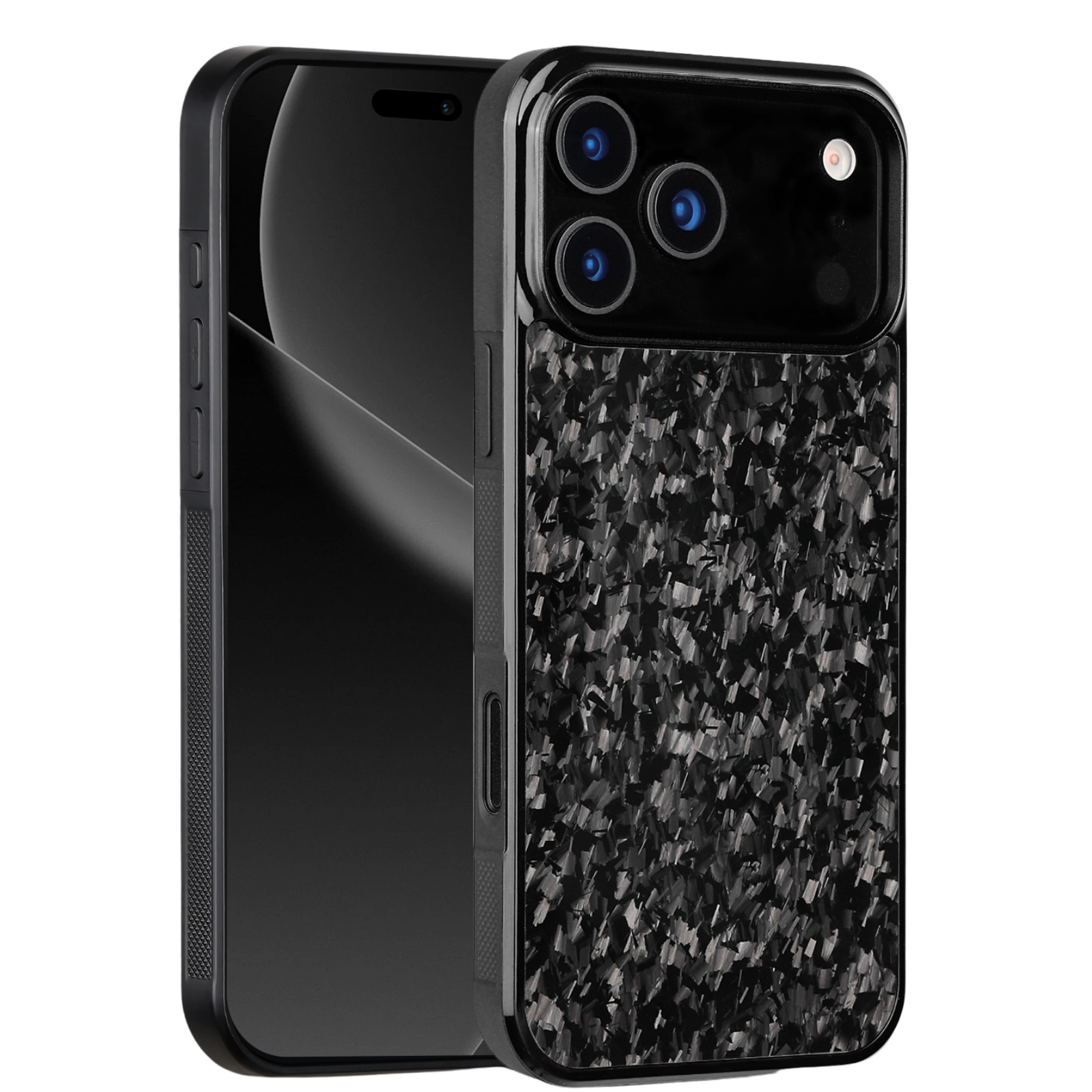 Forged Carbon iPhone Case – Black Fragment | Forge Series V1