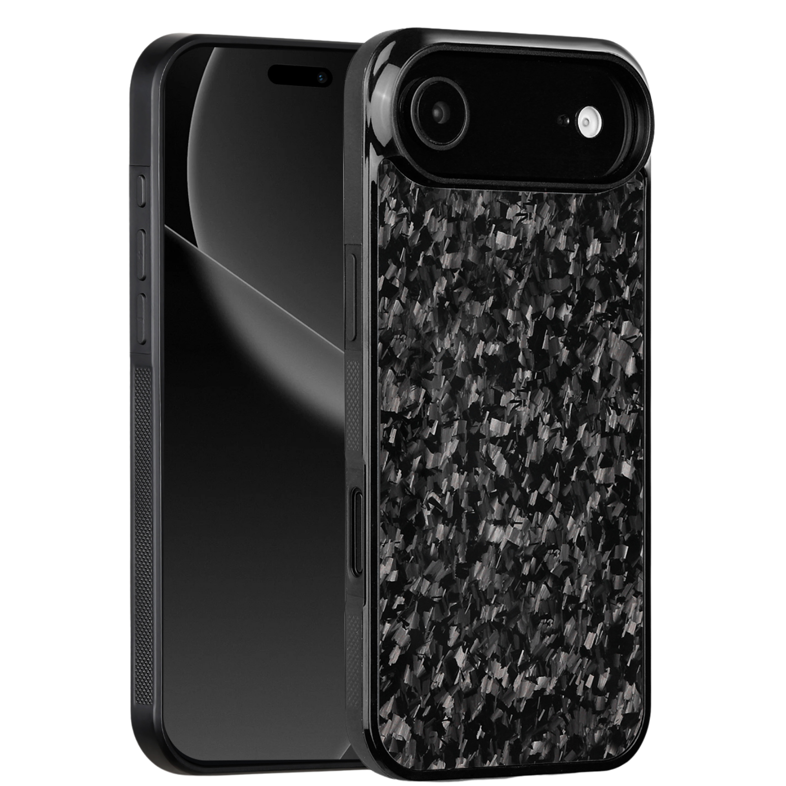 Forged Carbon iPhone Case – Black Fragment | Forge Series V1