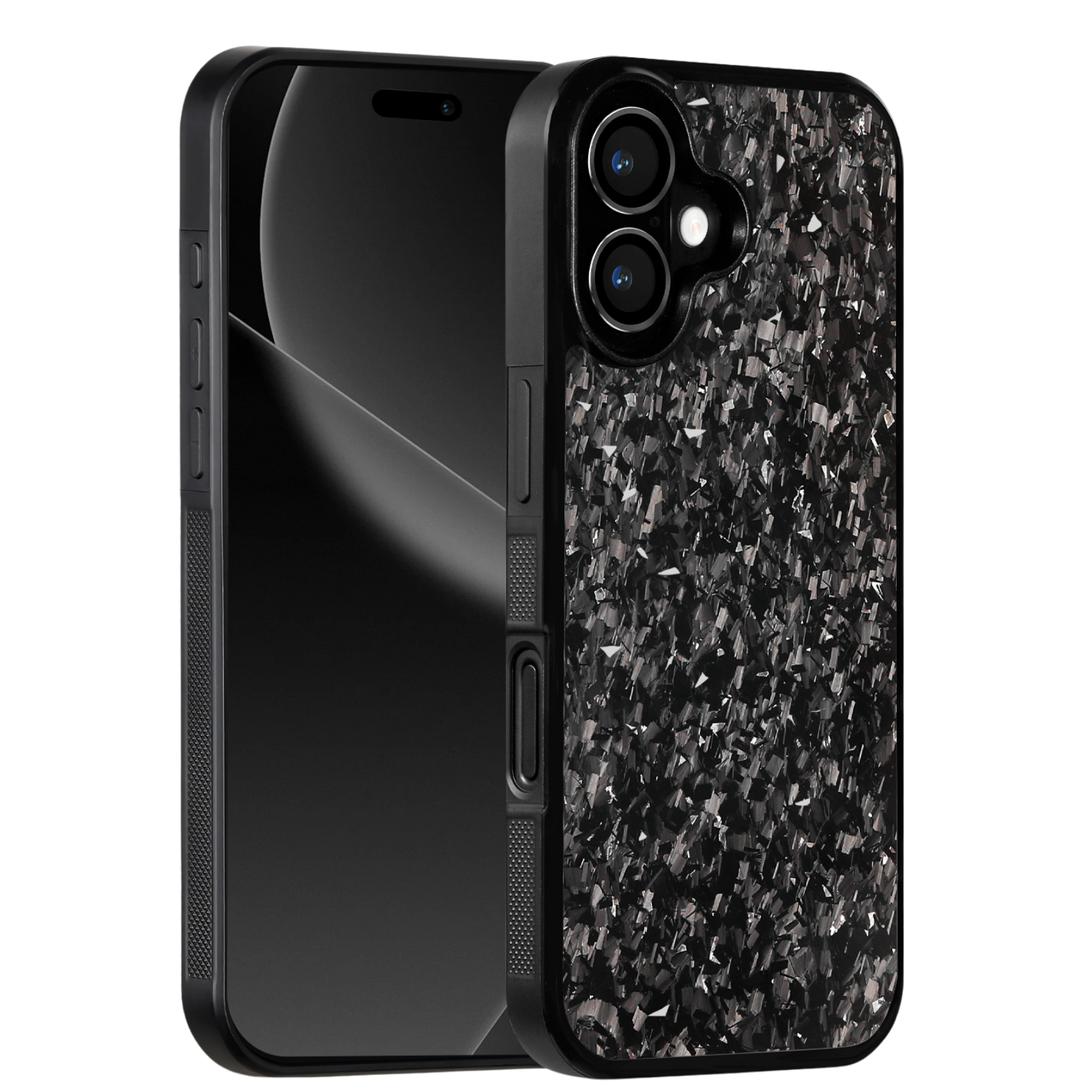 Forged Carbon iPhone Case – Black Fragment | Forge Series V1