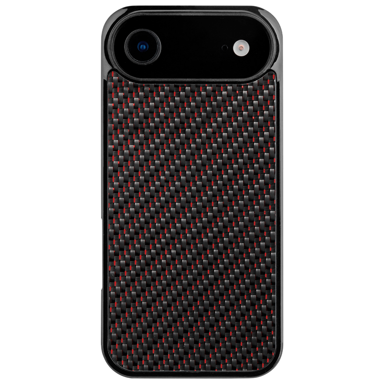 Carbon Fiber iPhone Case | Crimson Red