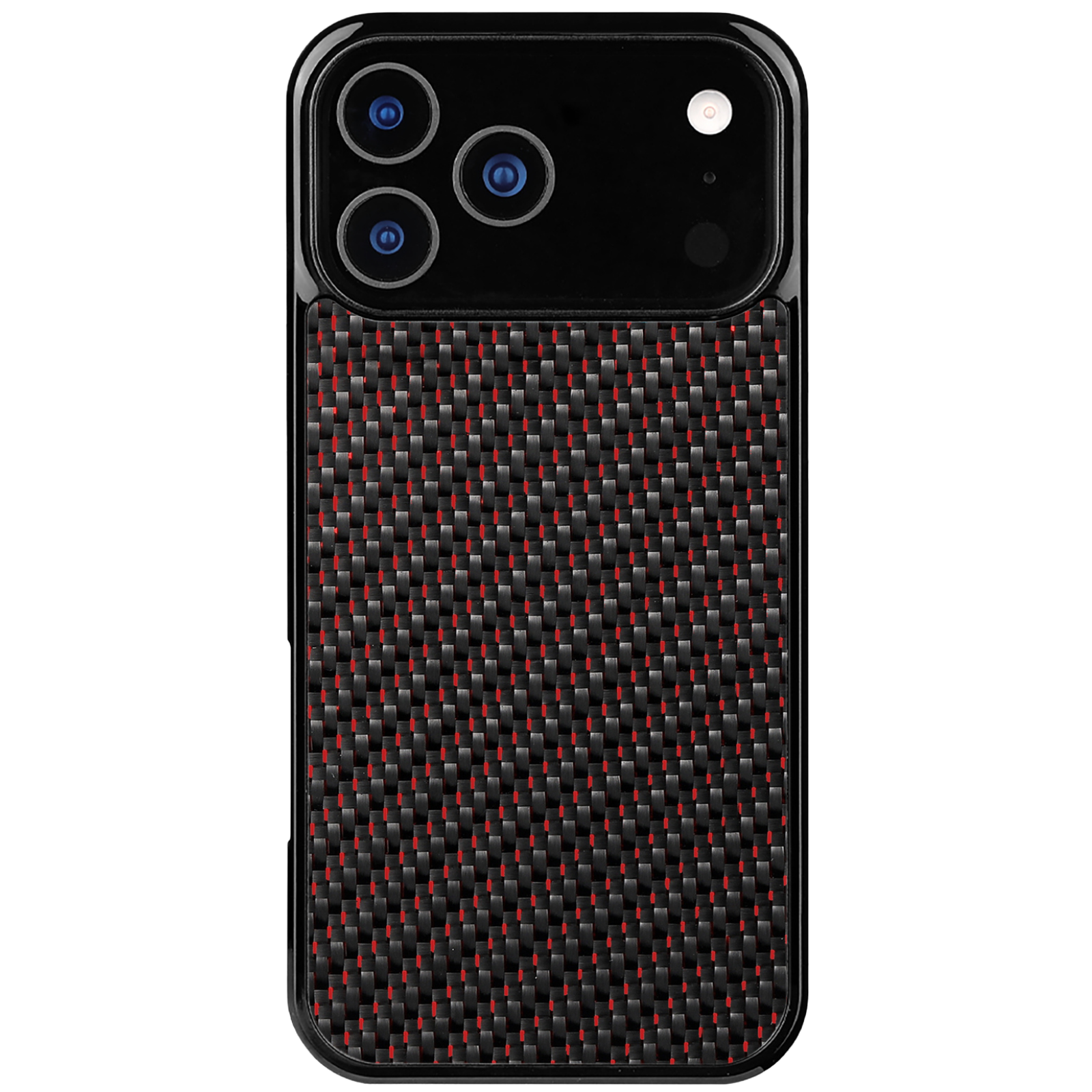 Carbon Fiber iPhone Case | Crimson Red