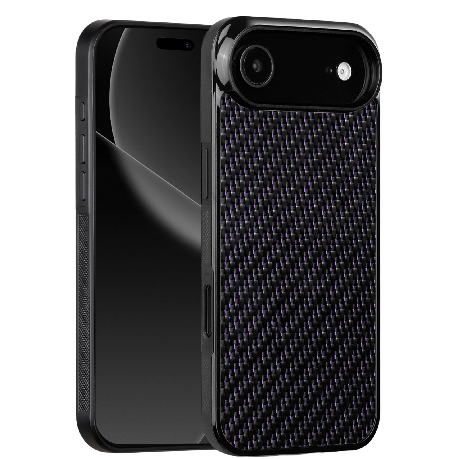 Carbon Fiber iPhone Case | Royal Amethyst