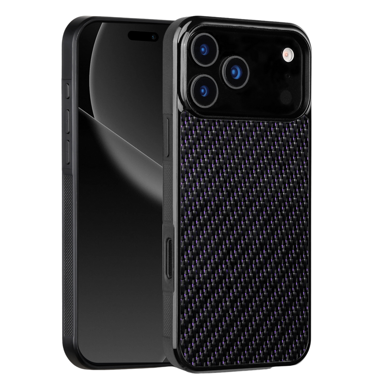 Carbon Fiber iPhone Case | Royal Amethyst