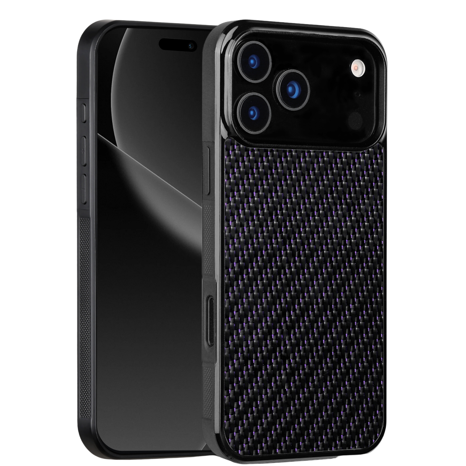 Carbon Fiber iPhone Case | Royal Amethyst
