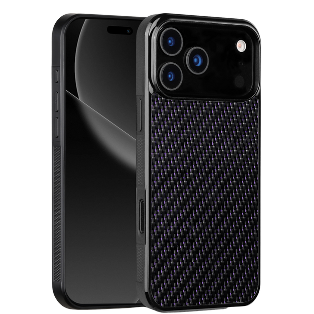 Carbon Fiber iPhone Case | Royal Amethyst