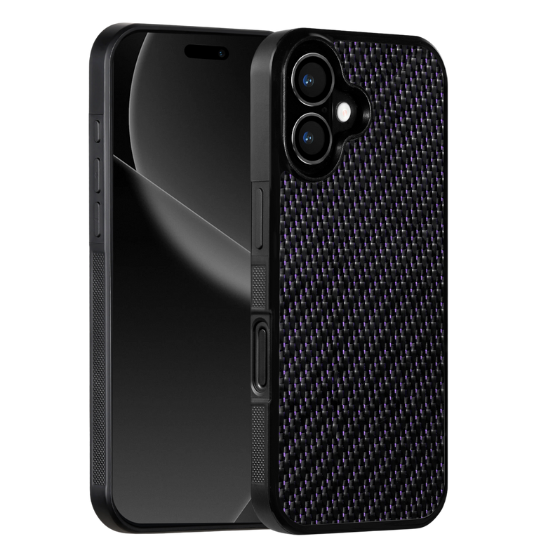 Carbon Fiber iPhone Case | Royal Amethyst