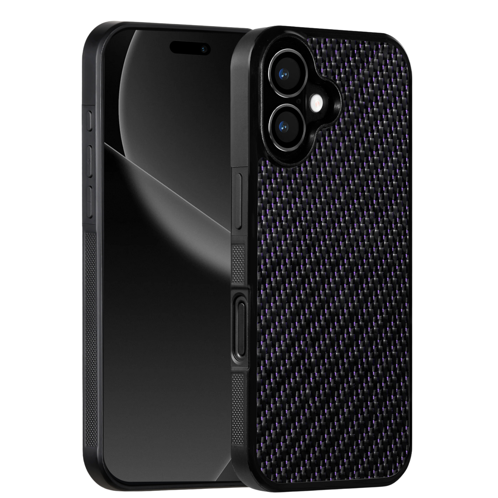 Carbon Fiber iPhone Case | Royal Amethyst