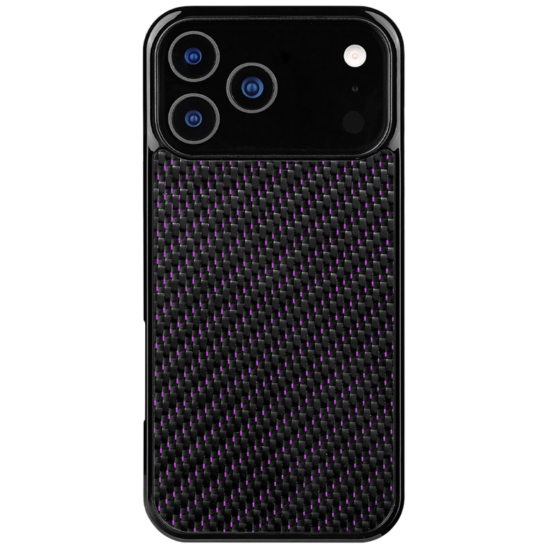 Carbon Fiber iPhone Case | Royal Amethyst