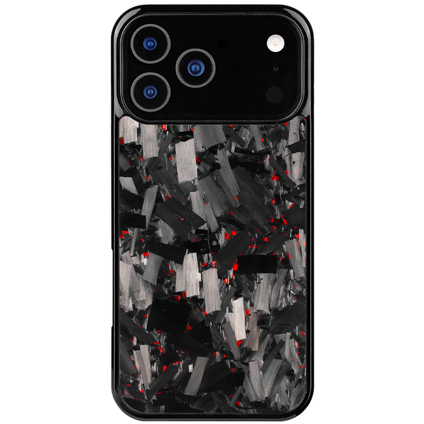 Forged Carbon iPhone Case – Red Fragment Large | Forge Series V1
