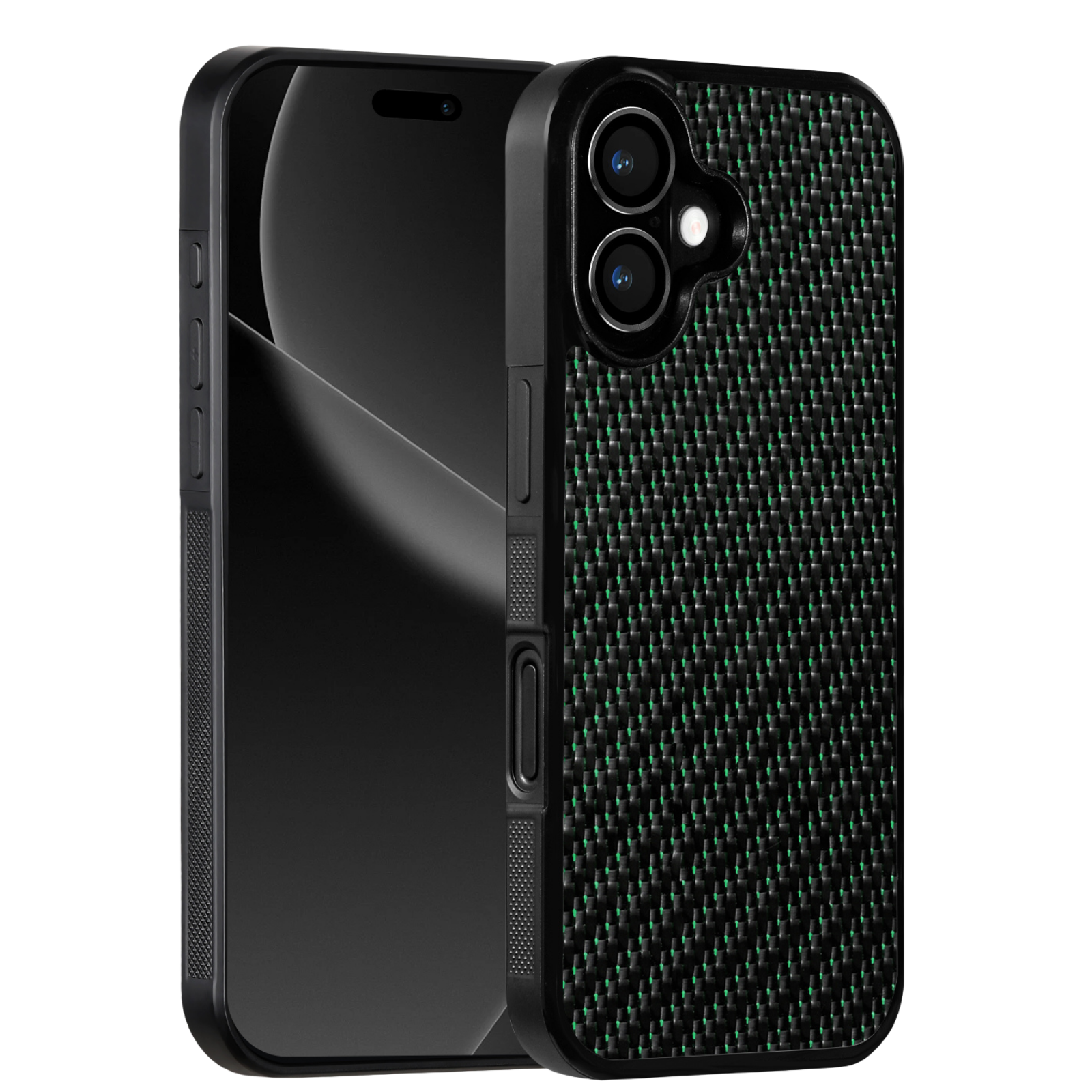 Carbon Fiber iPhone Case | Emerald Green