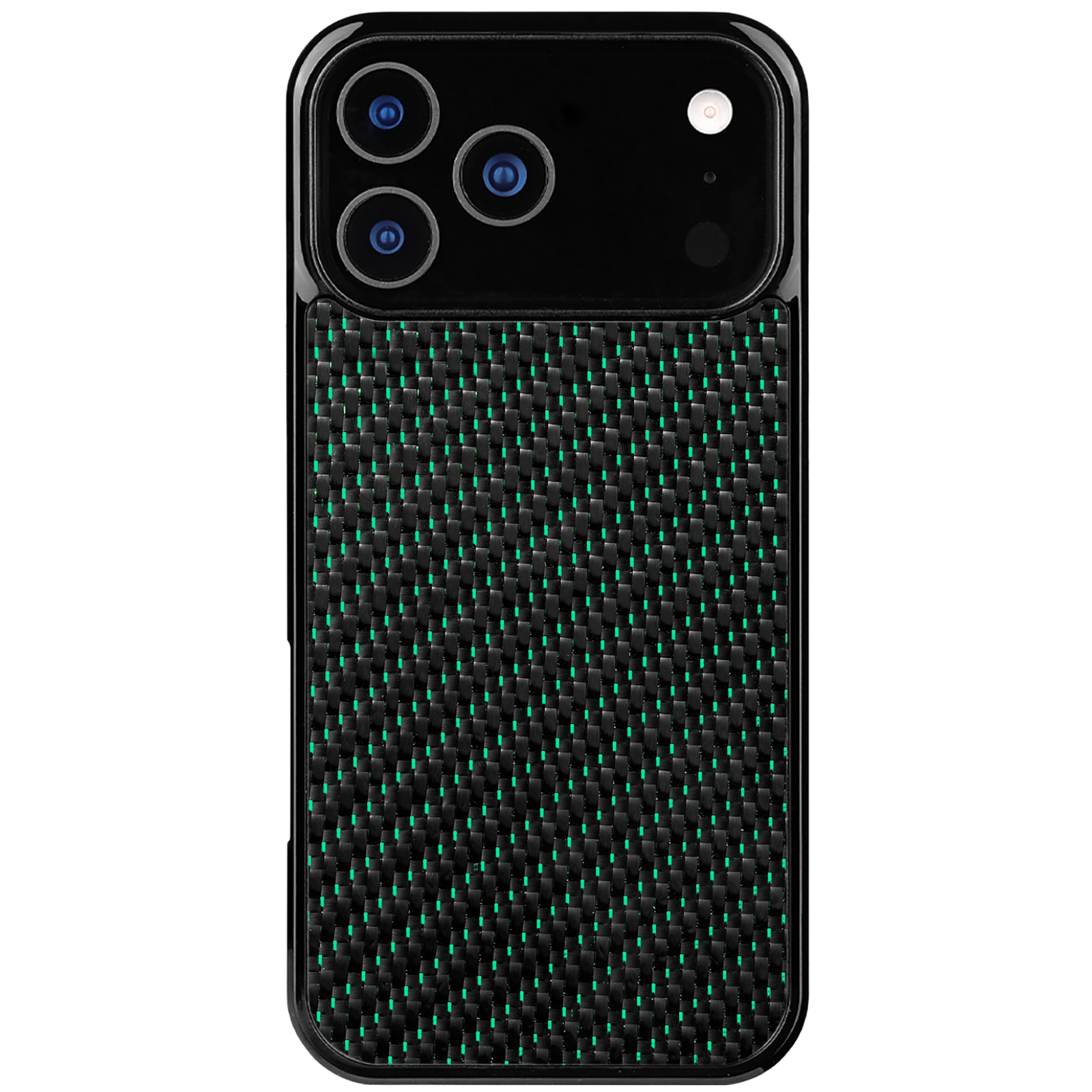 Carbon Fiber iPhone Case | Emerald Green