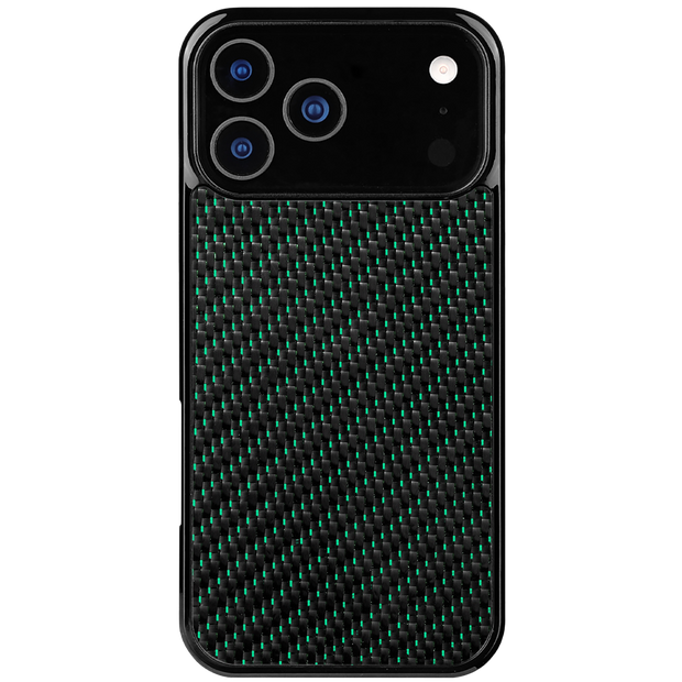 Carbon Fiber iPhone Case | Emerald Green