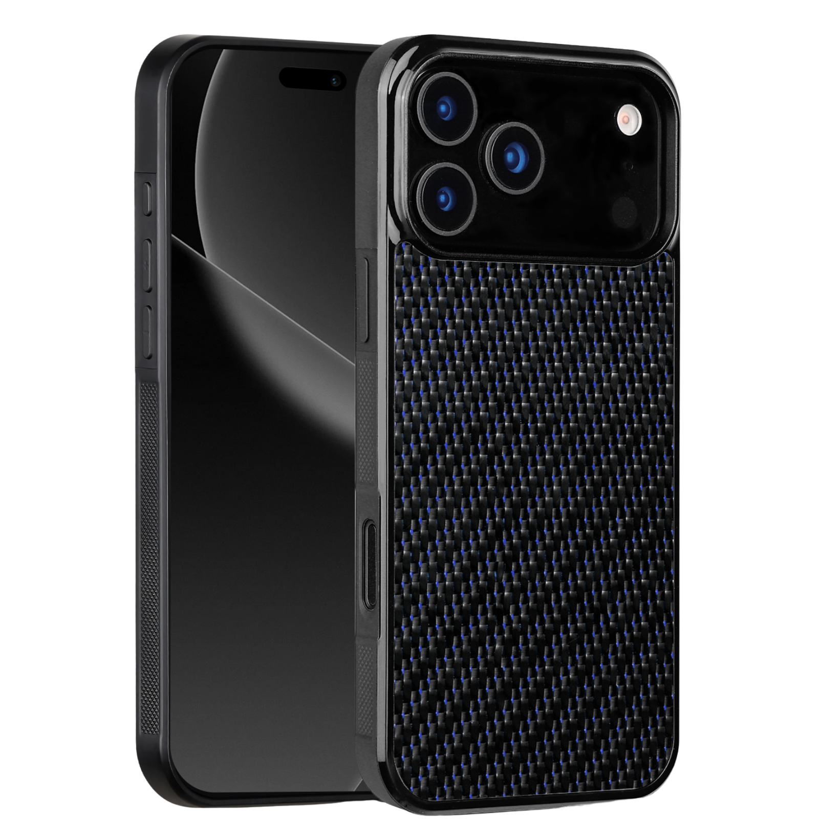 Carbon Fiber iPhone Case | Midnight Sapphire
