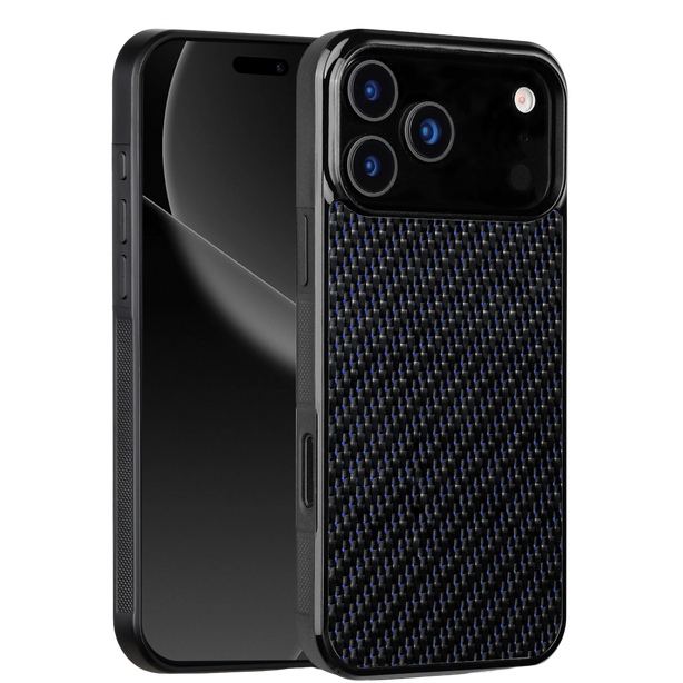 Carbon Fiber iPhone Case | Midnight Sapphire