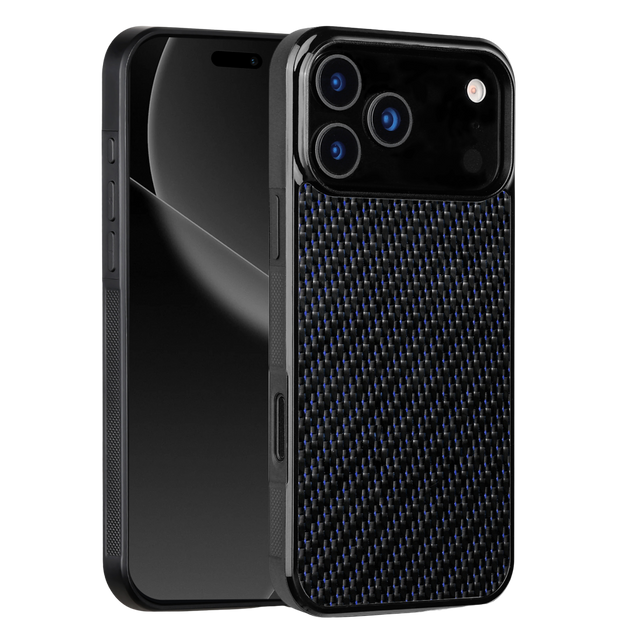 Carbon Fiber iPhone Case | Midnight Sapphire