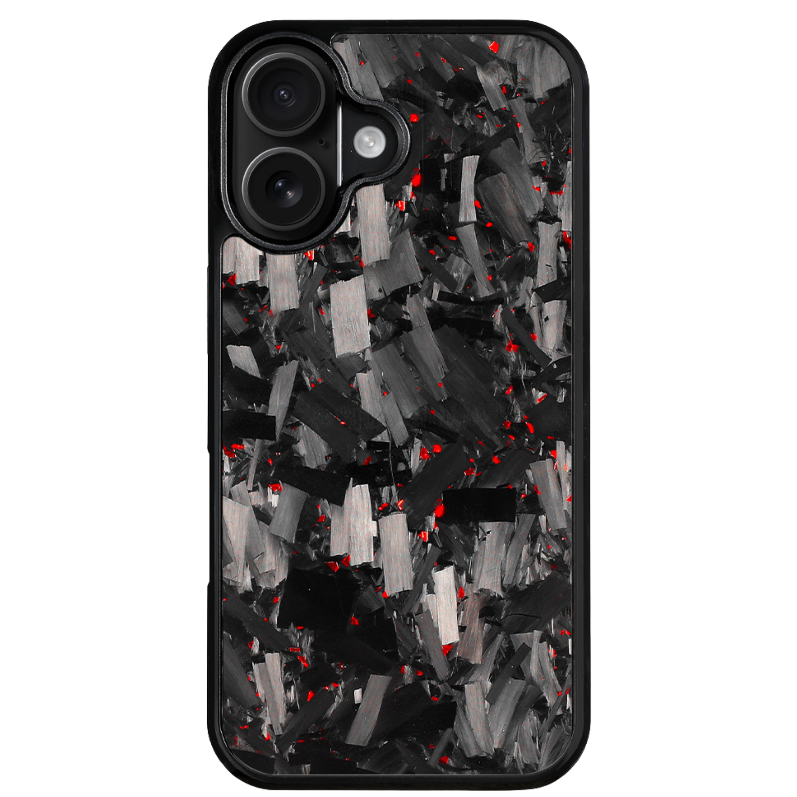 Forged Carbon iPhone Case – Red Fragment Large | Forge Series V1