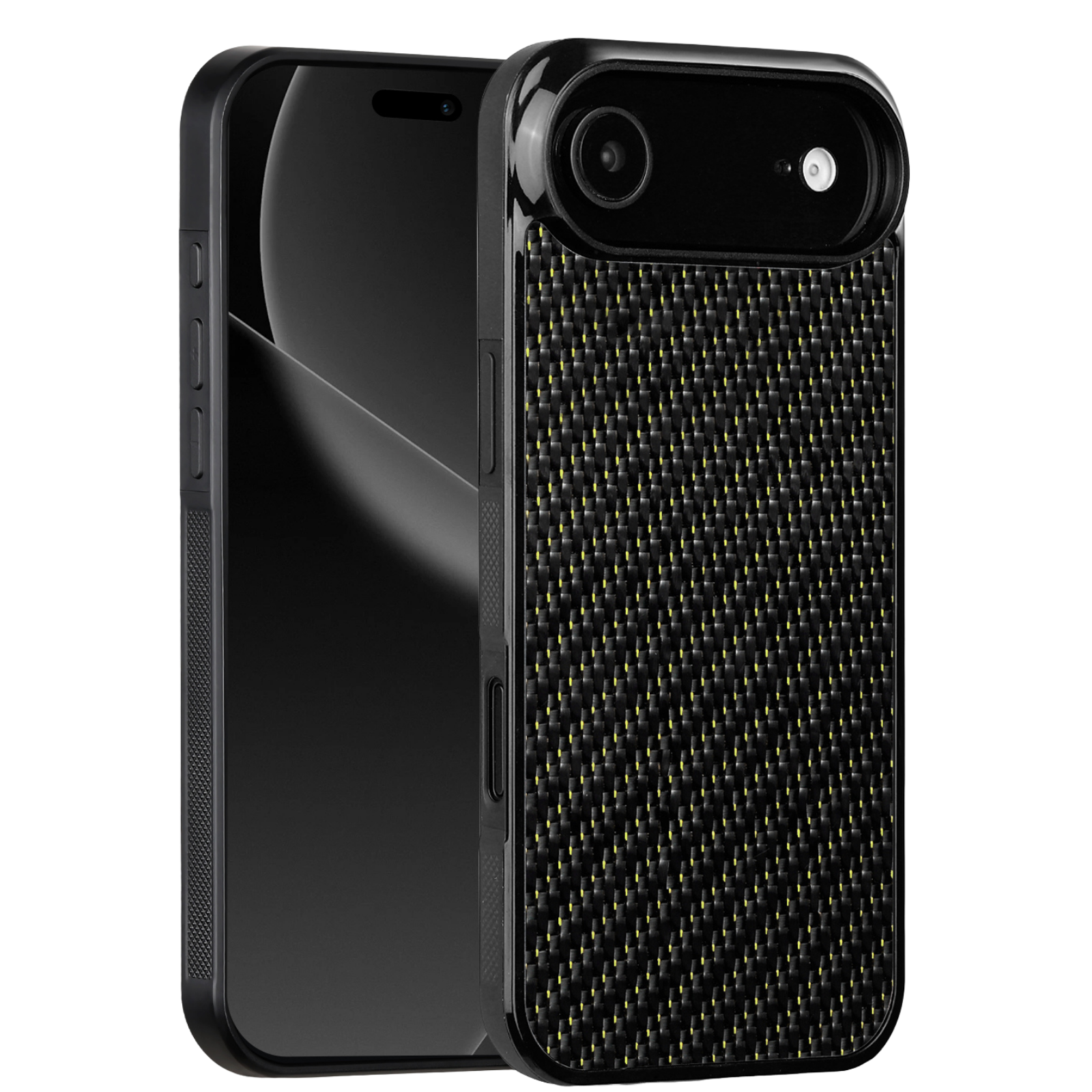 Carbon Fiber iPhone Case | Racing Gold Yellow