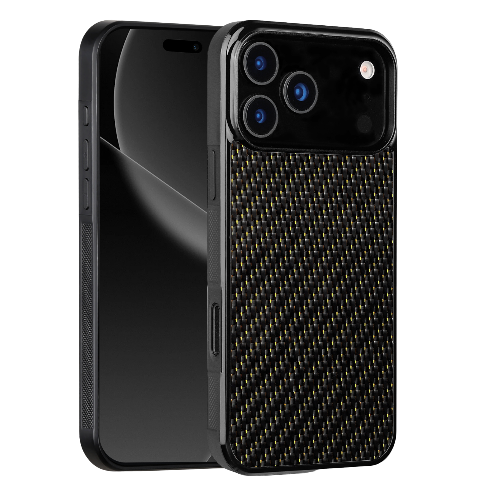 Carbon Fiber iPhone Case | Racing Gold Yellow