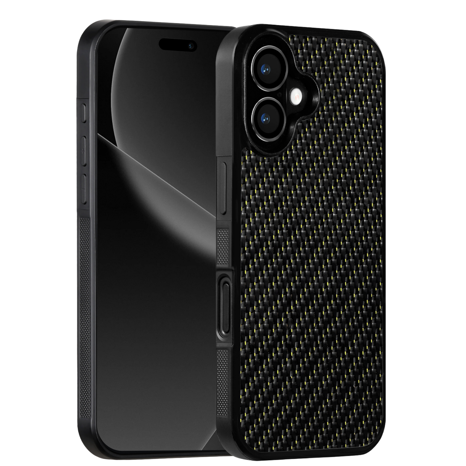 Carbon Fiber iPhone Case | Racing Gold Yellow