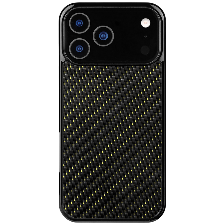 Carbon Fiber iPhone Case | Racing Gold Yellow