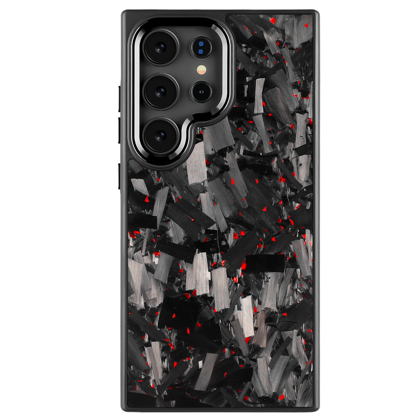 Forged Carbon Samsung Case – Red Fragment Large | Forge Series
