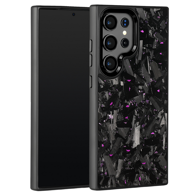Forged Carbon Samsung Case – Purple Fragment Large | Forge Series
