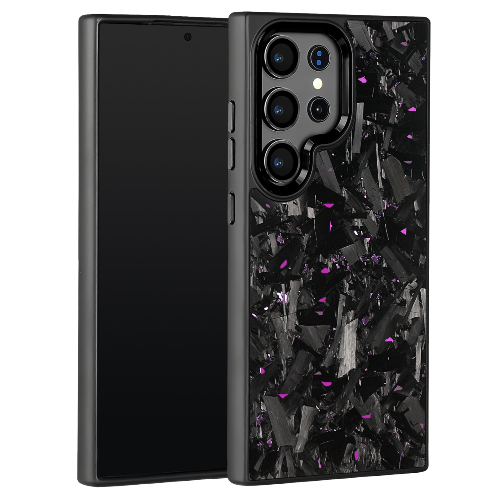 Forged Carbon Samsung Case – Purple Fragment Large | Forge Series