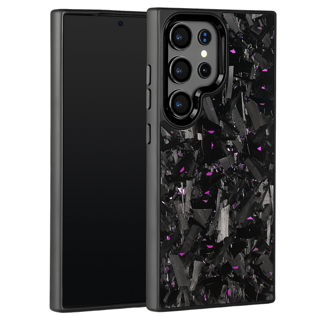 Forged Carbon Samsung Case – Purple Fragment Large | Forge Series
