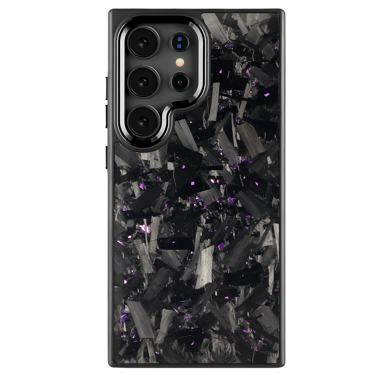 Forged Carbon Samsung Case – Purple Fragment Large | Forge Series