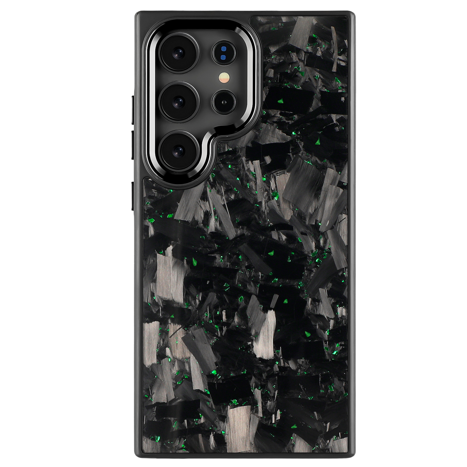 Forged Carbon Samsung Case – Green Fragment Large | Forge Series