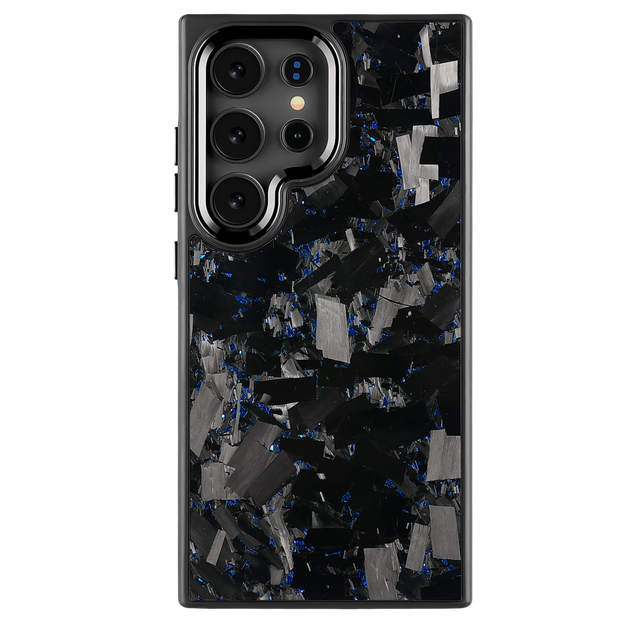Forged Carbon Samsung Case – Blue Fragment Large | Forge Series