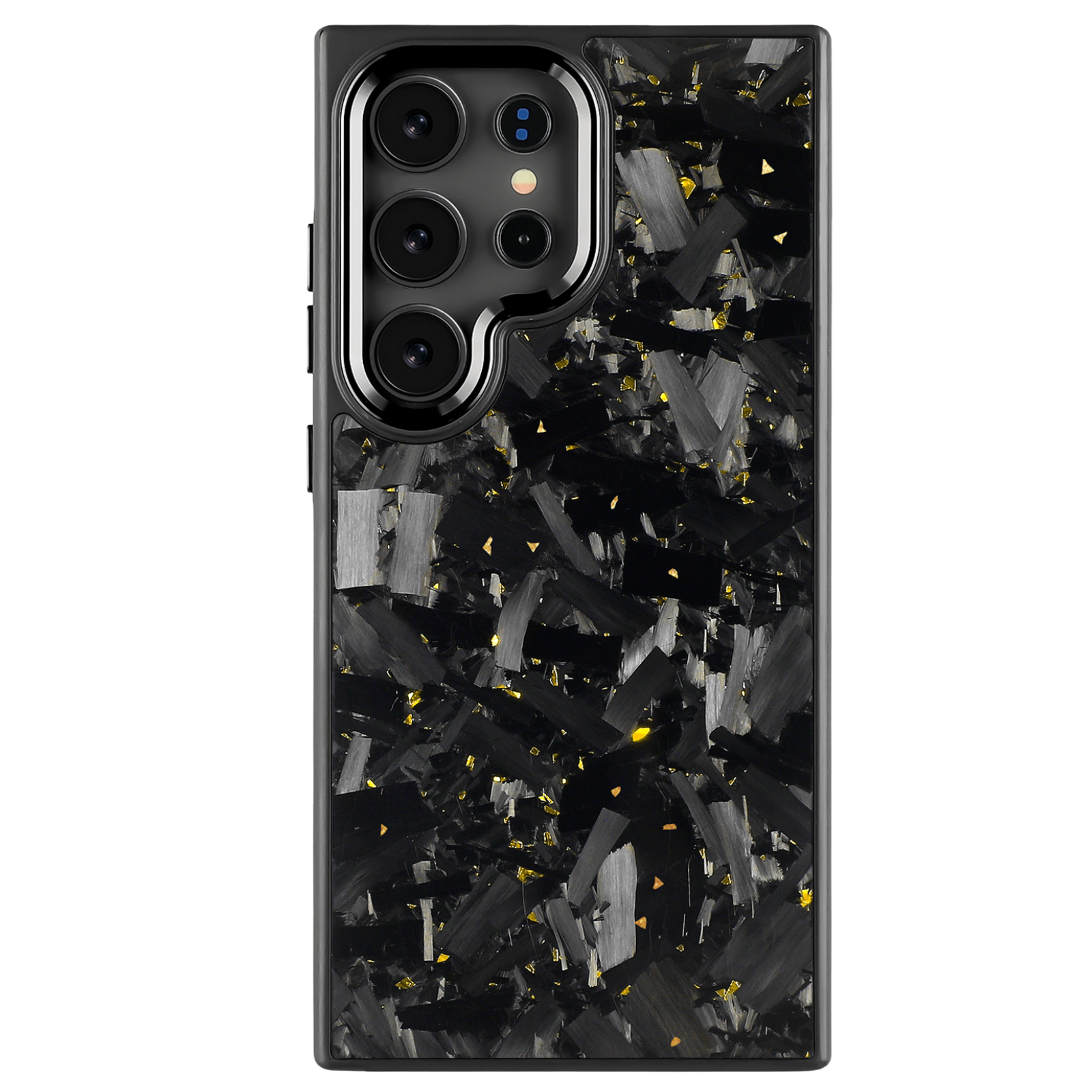 Forged Carbon Samsung Case – Gold Fragment Large | Forge Series
