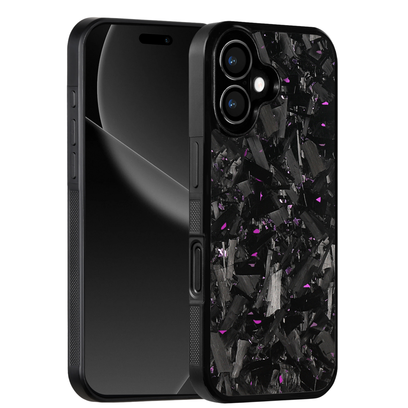 Forged Carbon iPhone Case – Purple Fragment Large | Forge Series V1